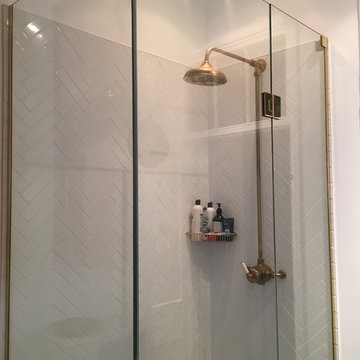 Frameless Hinged Shower Enclosures