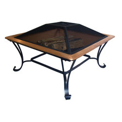 Keystone Square Copper Fire Pit - Fire Pits