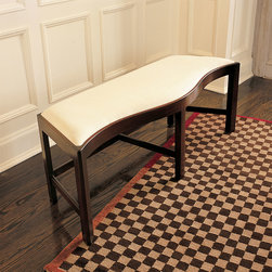 Serpentine Bench - Upholstered Benches
