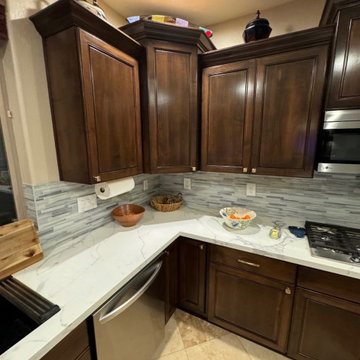 Stain and Paint Kitchen Reface