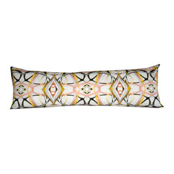 6314-3 Peach Extra Long Lumbar Pillows - Decorative Pillows