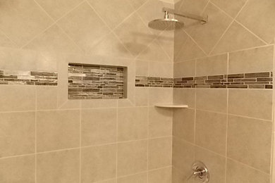 Inspiration for a modern bathroom remodel in Baltimore