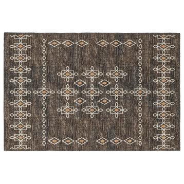 Indoor/Outdoor Sedona SN3 Fudge Machine Washable 1'8" x 2'6" Rug