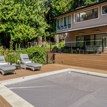 Forest Retreat Pool with Inset Spa