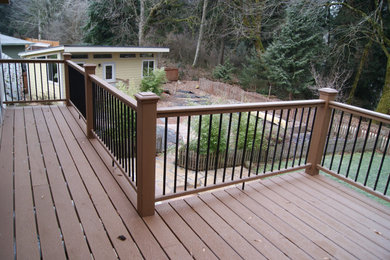 Deck Build With Railing