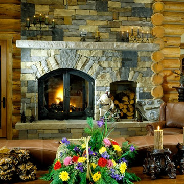 Mountain Log Home