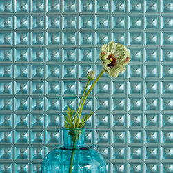 Cayo Aqua Square Optic - Wallpaper