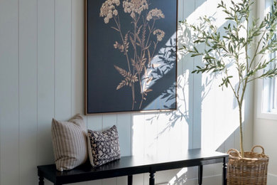 French country entryway photo in Other