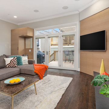 Contemporary Fireplace Design in Andersonville