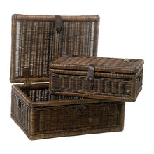 stacking trunks baskets