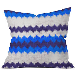 Midcentury Decorative Pillows DENY Designs Holli Zollinger Chevron Kilim Throw Pillow