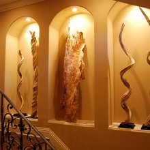Staircase wall or entry wall