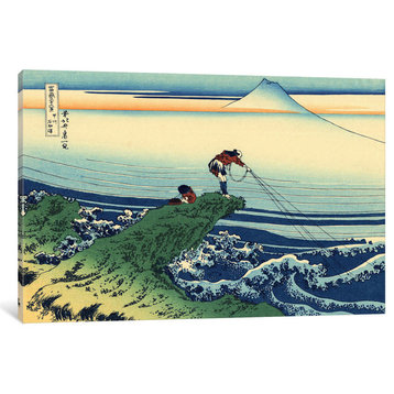 "Kajikazawa in Kai Province" by Katsushika Hokusai, Canvas Print, 40"x26"