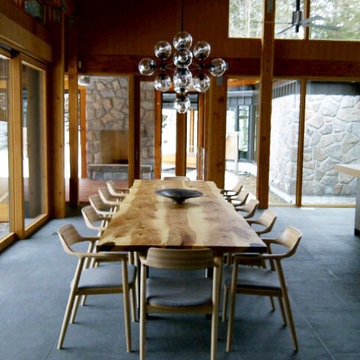 Live Edge Maple Cottage Dining Table