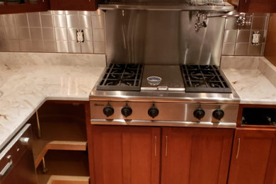 Kitchen remodeling done in Alexandria with garnite countertops