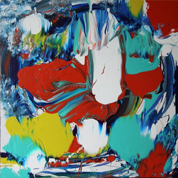 With Tears In My Eyes 1 by Annette Spinks - Mixed Media Art