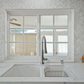 Kitchen and Fire Place Remodel in Carson, CA.