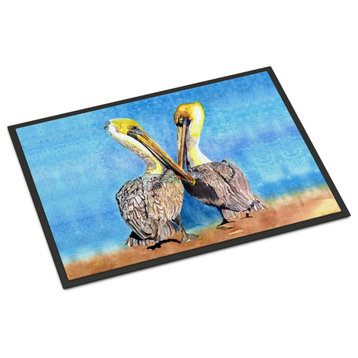 8539-Mat Pelican Indoor/Outdoor Doormat, 18"x27", Multicolor