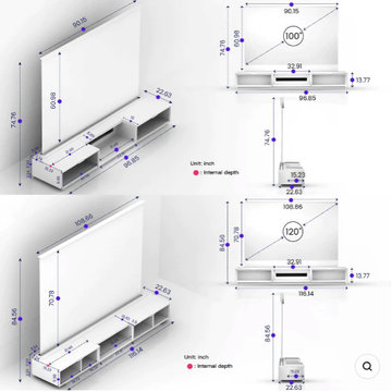 AWOL Vision Vision Vanish Laser TV (100'' & 120'')