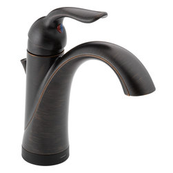 Delta Lahara&reg; Single Handle Lavatory Faucet with Touch2O.xt&trade; Technology - Bathroom Sink Faucets