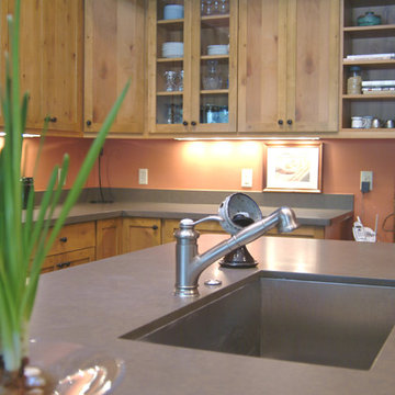 Lagos Blue CaesarStone Quartz Kitchen Countertops