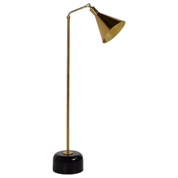 Lumia Floor Lamp, Brass