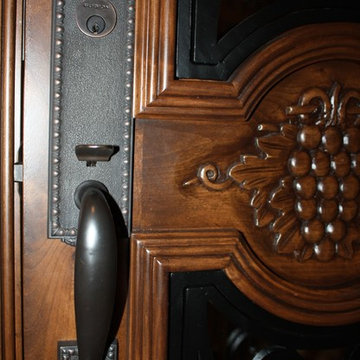 Wine Cellar Door French Colonial Handleset in Oil Rubbed Bronze