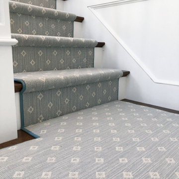 Blue Diamond Custom Stair Runner