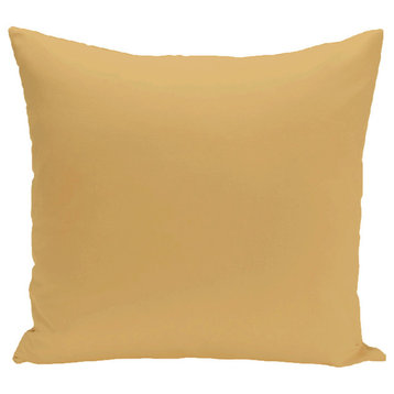 Asian Collection Solid Decorative Outdoor Pillow, Emperor, 18"x18"