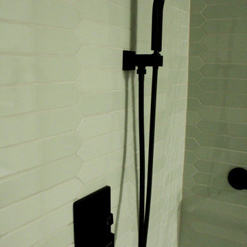 Red Maple Shower Wand and Controls Detail
