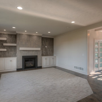 Wyndham Custom 2-story, stairs in back of home