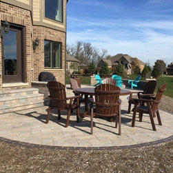 Back patio install with fire pit - Products