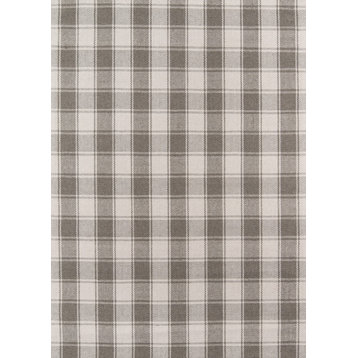 Momeni Marlborough Hand Woven Wool Area Rug, Gray, 2'x3'