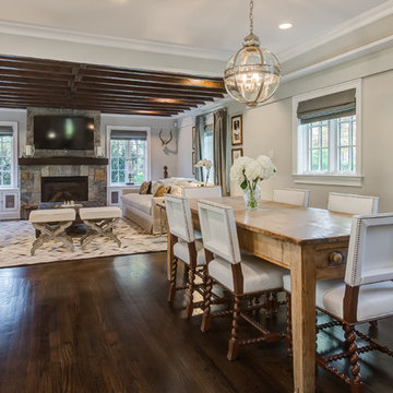 Dining Room / Family Room - French Normandy Tudor