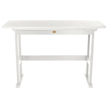 Lehigh Counter Height Balcony Table, White