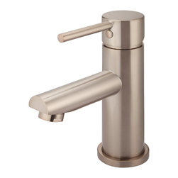 Round Champagne Basin Mixer by Meir SKU: MB02-CH - Bathroom Basins
