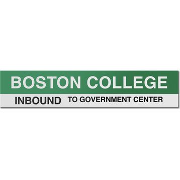 Boston College, Vinyl Sign