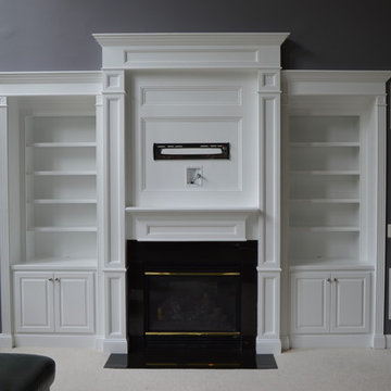 Built-Ins & Fireplace Mantel Feature