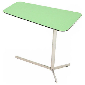 Tred Side Table, Green Laminated Top