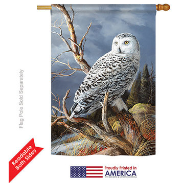 Superior Vantage Owl Garden Friends, Decorative Vertical House Flag 28"x40"