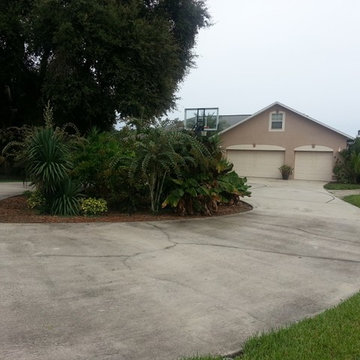 timothy c's Pro Dunk Platinum Basketball System on a 43x46 in cocoa, FL