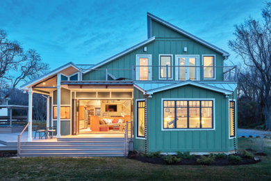Deck - contemporary deck idea in Philadelphia