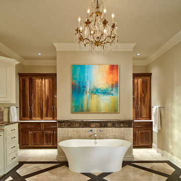 Project by: Flower Mound bathroom designer, USI Design & Remodeling.