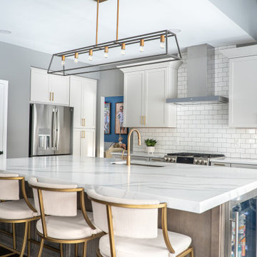 Huge Island- Bel Air Kitchen