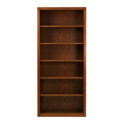 Oak Bookcase with Stain - Bookcases