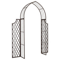 Safavieh Jaida Outdoor Arbor, Rustic Brown