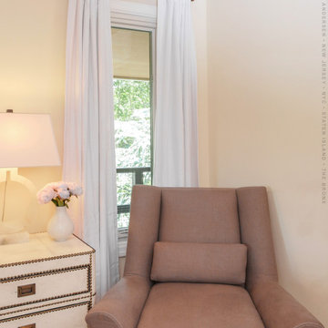 Casement Window in Stylish Bedroom - Renewal by Andersen New Jersey and NYC