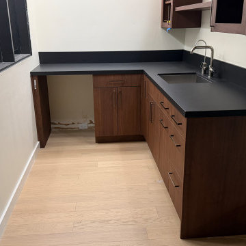 Dekton Sirius Kitchen Countertops & Mitered Island | Kirkland, WA