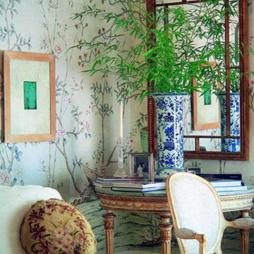 hand painted wallpaper project show