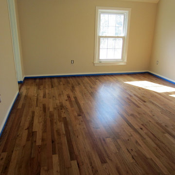 EAST HAMPTON: RUSTIC RED OAK REFINISHED WITH FRUITWOOD STAIN AND BONA TRAFFIC HD